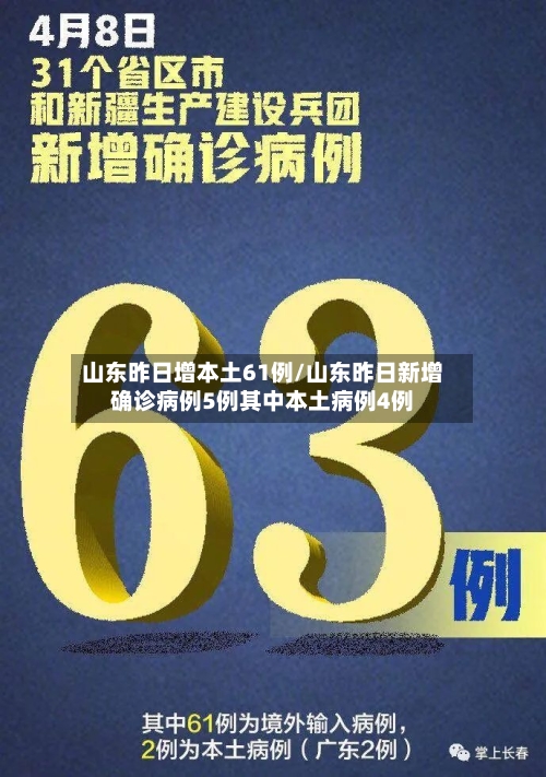 山东昨日增本土61例/山东昨日新增确诊病例5例其中本土病例4例-第1张图片