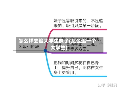 怎么样去追大学生妹子(怎么追一个大学生)