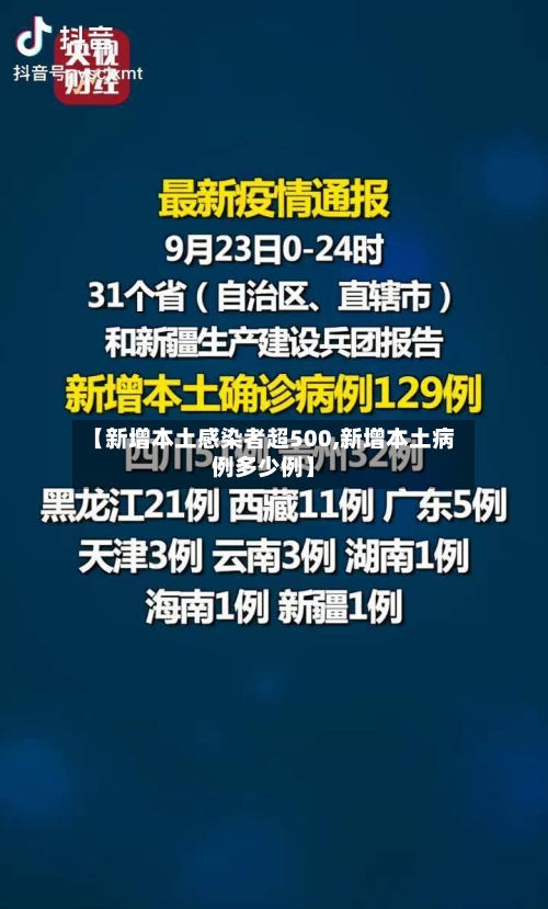 【新增本土感染者超500,新增本土病例多少例】-第1张图片