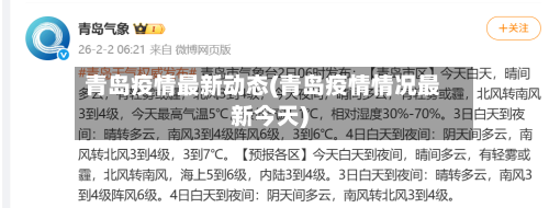 青岛疫情最新动态(青岛疫情情况最新今天)