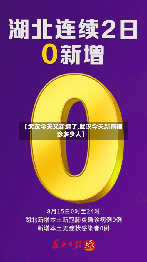 【武汉今天又新增了,武汉今天新增确诊多少人】