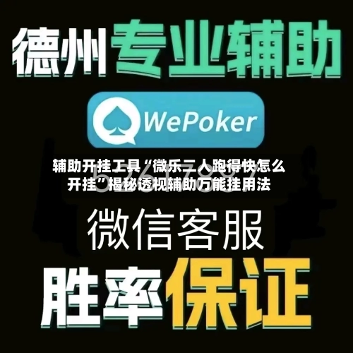 辅助开挂工具“微乐二人跑得快怎么开挂”揭秘透视辅助万能挂用法-第3张图片
