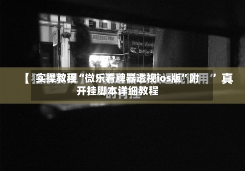 实操教程“微乐看牌器透视ios版	”附开挂脚本详细教程-第1张图片