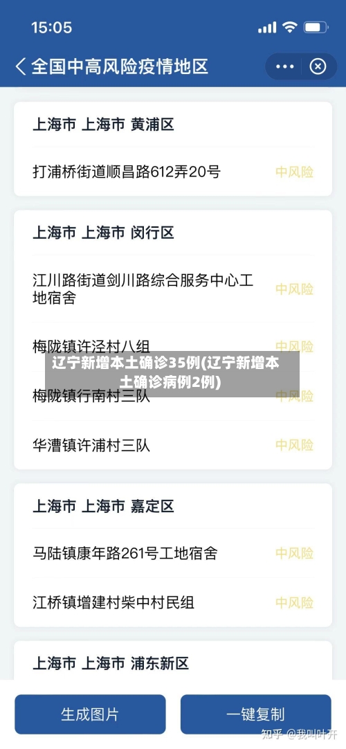辽宁新增本土确诊35例(辽宁新增本土确诊病例2例)-第1张图片