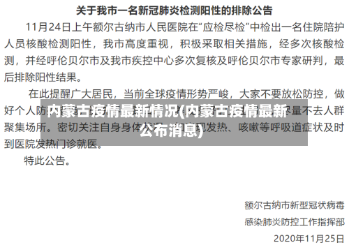 内蒙古疫情最新情况(内蒙古疫情最新公布消息)-第1张图片