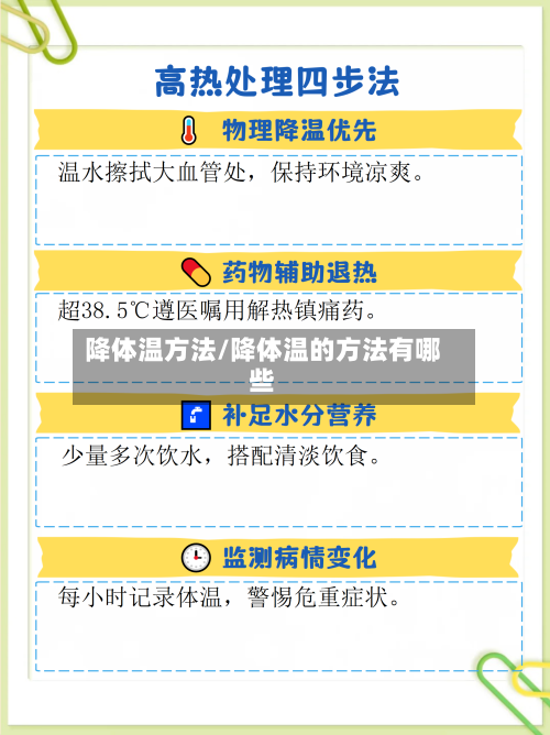 降体温方法/降体温的方法有哪些-第1张图片