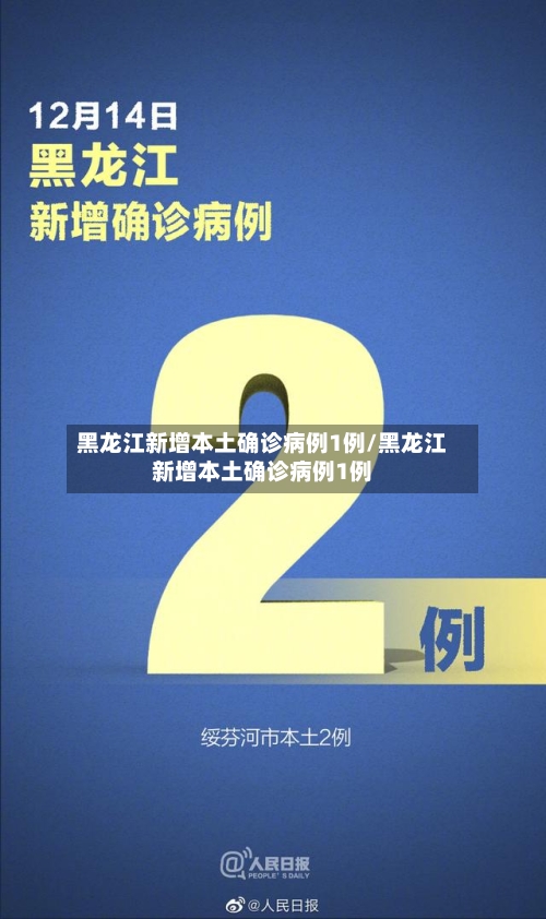 黑龙江新增本土确诊病例1例/黑龙江新增本土确诊病例1例