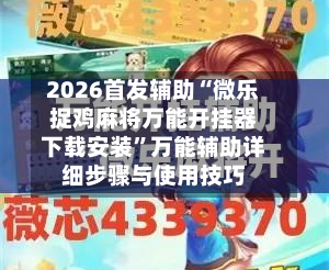 2026首发辅助“微乐捉鸡麻将万能开挂器下载安装”万能辅助详细步骤与使用技巧