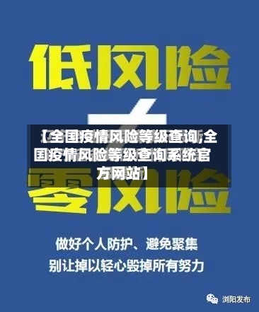 【全国疫情风险等级查询,全国疫情风险等级查询系统官方网站】-第1张图片