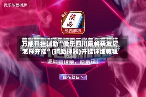 万能开挂辅助“微乐四川麻将亲友房怎样开挂”(辅助神器)开挂详细教程-第2张图片