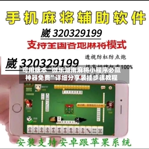 可用版本“微乐湖南麻将小程序必赢神器免费”详细分享装挂步骤教程-第1张图片