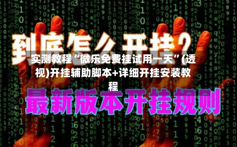 实测教程“微乐免费挂试用一天	”(透视)开挂辅助脚本+详细开挂安装教程-第1张图片