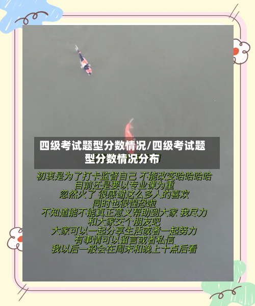 四级考试题型分数情况/四级考试题型分数情况分布-第1张图片