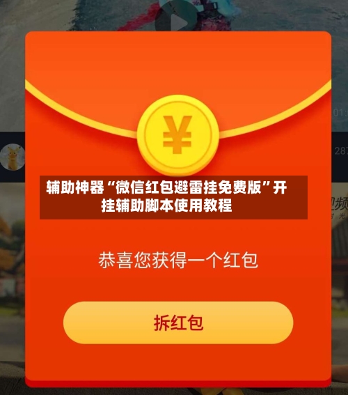 辅助神器“微信红包避雷挂免费版”开挂辅助脚本使用教程-第1张图片