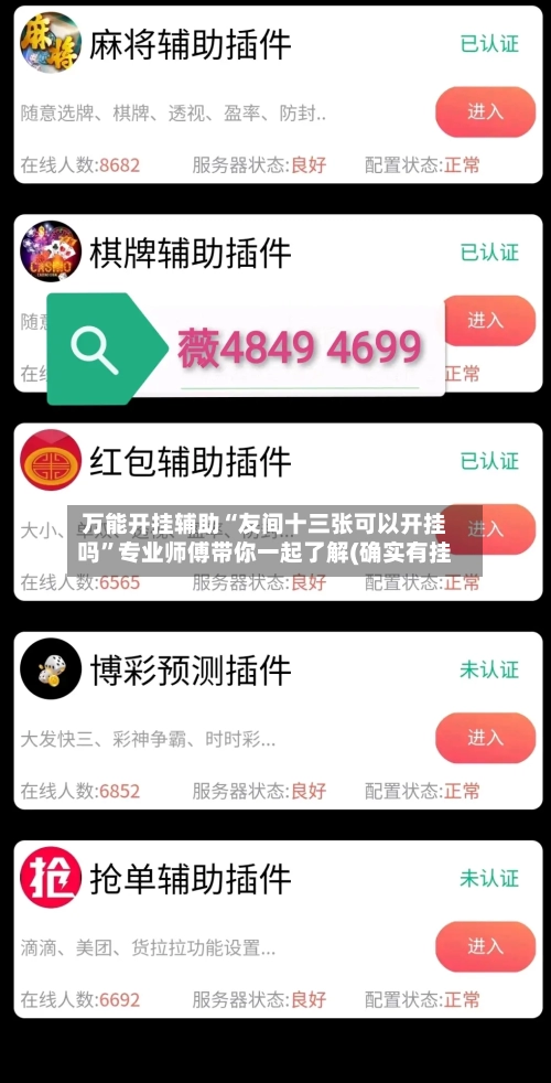 万能开挂辅助“友间十三张可以开挂吗	”专业师傅带你一起了解(确实有挂-第1张图片