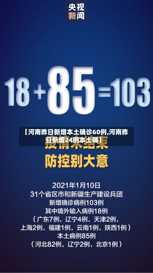 【河南昨日新增本土确诊60例,河南昨日新增24例本土确】-第1张图片
