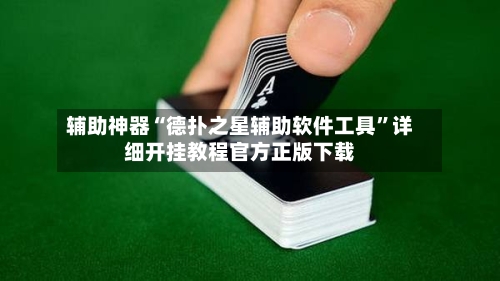 辅助神器“德扑之星辅助软件工具”详细开挂教程官方正版下载-第3张图片