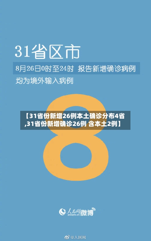【31省份新增26例本土确诊分布4省,31省份新增确诊26例 含本土2例】-第1张图片