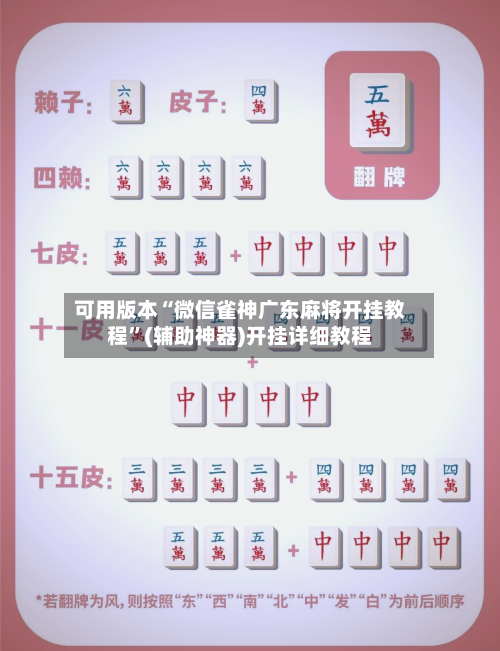 可用版本“微信雀神广东麻将开挂教程”(辅助神器)开挂详细教程-第1张图片