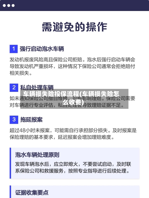 车辆损失险投保流程(车辆损失险怎么收费)