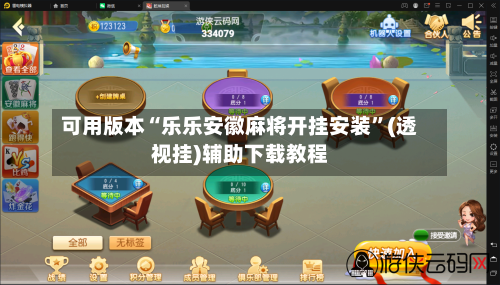 可用版本“乐乐安徽麻将开挂安装	”(透视挂)辅助下载教程-第1张图片