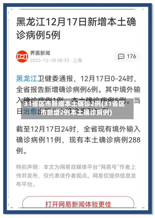 31省区市新增本土确诊2例(31省区市新增2例本土确诊病例)-第1张图片