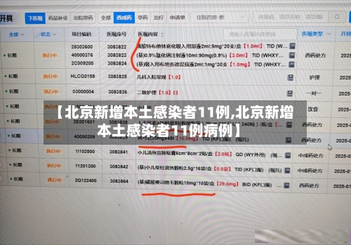 【北京新增本土感染者11例,北京新增本土感染者11例病例】-第1张图片