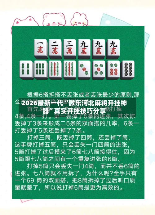 2026最新一代“微乐河北麻将开挂神器”真实开挂技巧分享-第3张图片