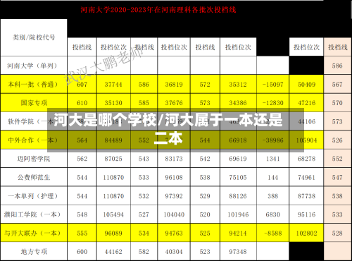 河大是哪个学校/河大属于一本还是二本-第2张图片