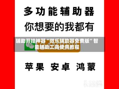 辅助开挂神器“微乐辅助器免费版”智能辅助工具使用教程-第2张图片