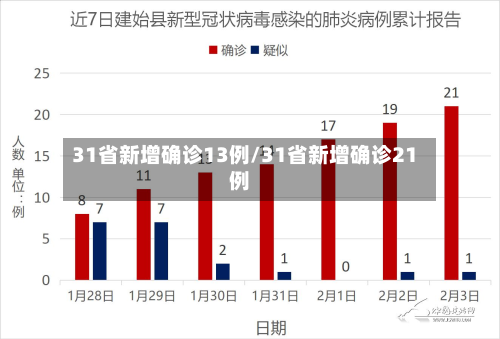 31省新增确诊13例/31省新增确诊21例