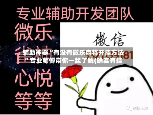 辅助神器“有没有微乐麻将开挂方法”专业师傅带你一起了解(确实有挂