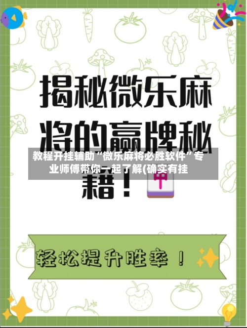 教程开挂辅助“微乐麻将必胜软件”专业师傅带你一起了解(确实有挂-第1张图片