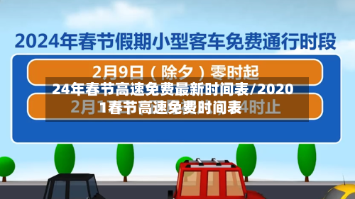 24年春节高速免费最新时间表/20201春节高速免费时间表
