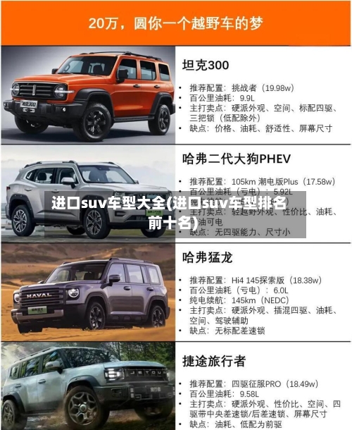 进口suv车型大全(进口suv车型排名前十名)-第3张图片