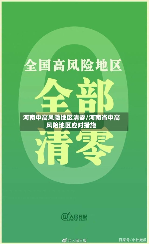 河南中高风险地区清零/河南省中高风险地区应对措施-第1张图片