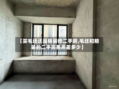 【买毛坯还是精装修二手房,毛坯和精装的二手房费用差多少】-第3张图片