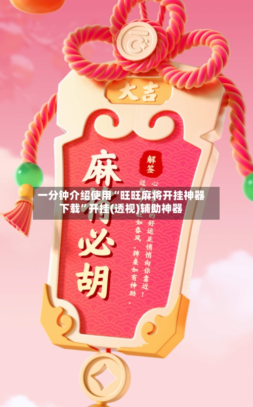 一分钟介绍使用“旺旺麻将开挂神器下载”开挂(透视)辅助神器-第2张图片