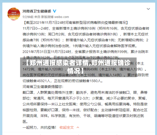 【郑州通报感染者详情,郑州通报确诊情况】-第1张图片