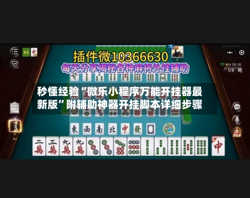 秒懂经验“微乐小程序万能开挂器最新版”附辅助神器开挂脚本详细步骤-第1张图片