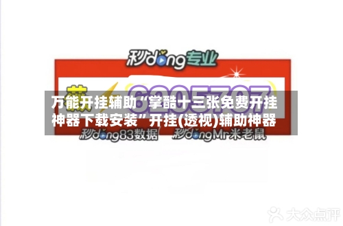 万能开挂辅助“掌酷十三张免费开挂神器下载安装”开挂(透视)辅助神器-第2张图片