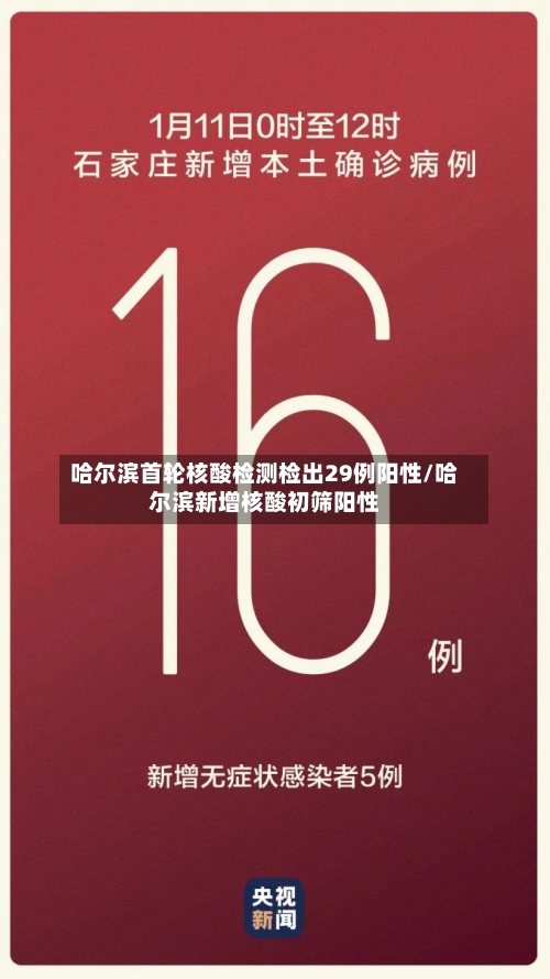 哈尔滨首轮核酸检测检出29例阳性/哈尔滨新增核酸初筛阳性-第1张图片
