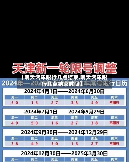 【明天汽车限行几点结束,明天汽车限行几点结束时间】-第1张图片