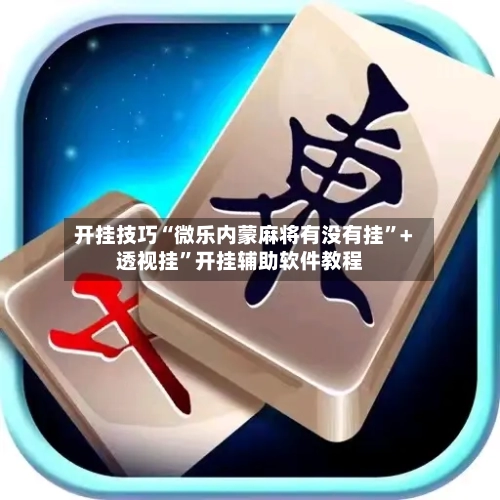 开挂技巧“微乐内蒙麻将有没有挂	”+透视挂”开挂辅助软件教程-第2张图片