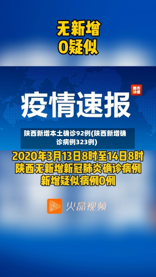 陕西新增本土确诊92例(陕西新增确诊病例323例)-第2张图片