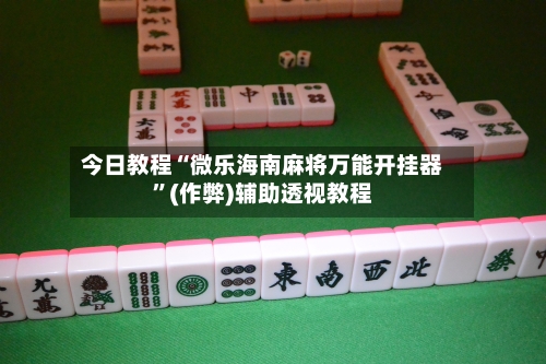 今日教程“微乐海南麻将万能开挂器”(作弊)辅助透视教程