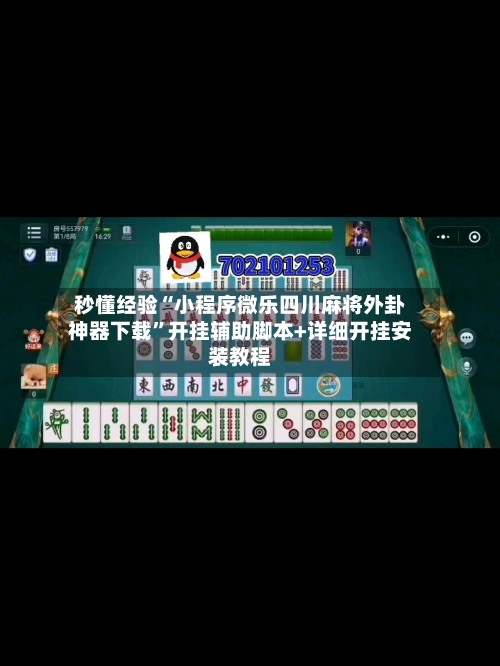 秒懂经验“小程序微乐四川麻将外卦神器下载	”开挂辅助脚本+详细开挂安装教程-第1张图片