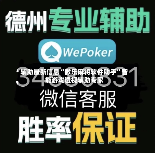 辅助最新信息“微乐麻将软件助手”智能游戏透视辅助专家
