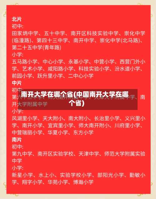 南开大学在哪个省(中国南开大学在哪个省)-第1张图片