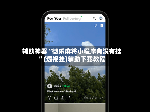 辅助神器“微乐麻将小程序有没有挂”(透视挂)辅助下载教程-第1张图片